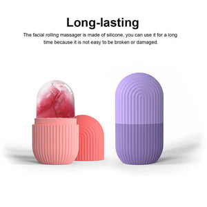 Premium Silicone Ice Cube Roller for Facial Massage