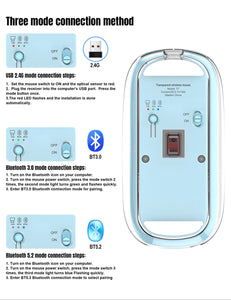 Wireless Transparent Mouse