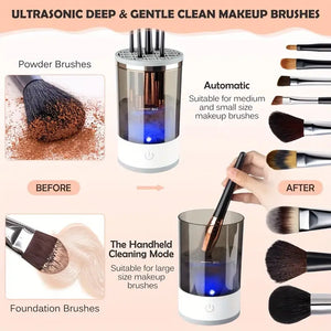 3 in 1 Automatic USB Makeup Brush Cleaner