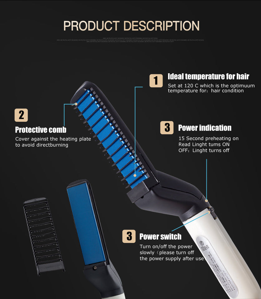 Beard Straightener for Men